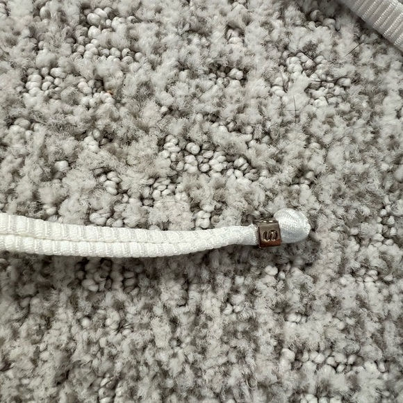 Amir slama ribbed white triangle bikini top P/S - Picture 13 of 15